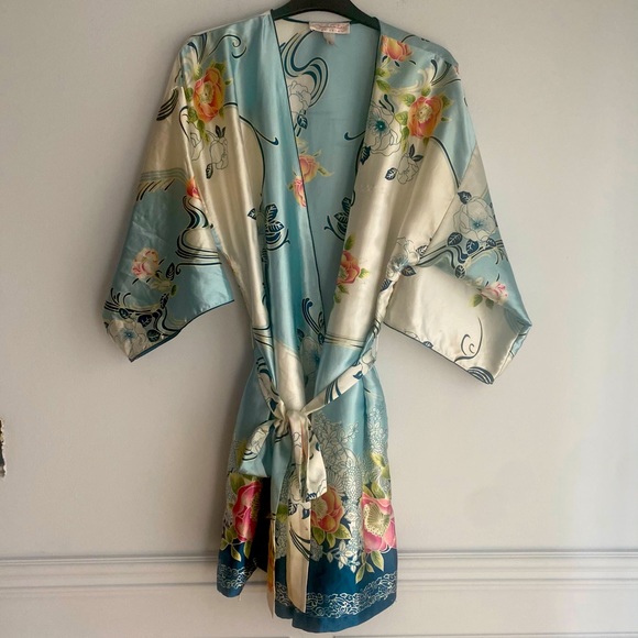 Oscar de la Renta Other - Oscar de la Renta Pink Label vintage floral robe